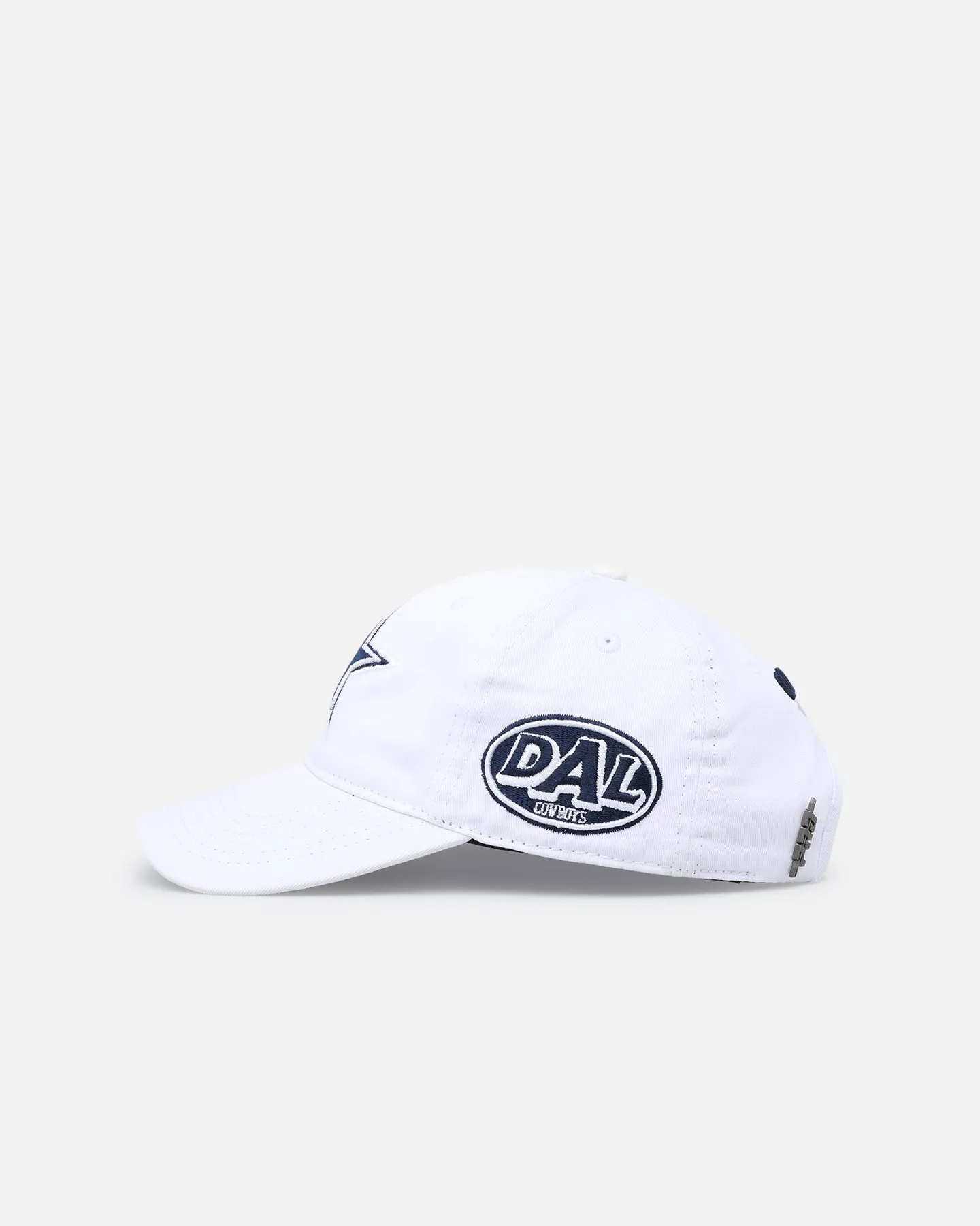 Pro Standard Dallas Cowboys Fast Lane Logo Dad Hat Strapback White sold by Culture Kings product image thumbnail 4