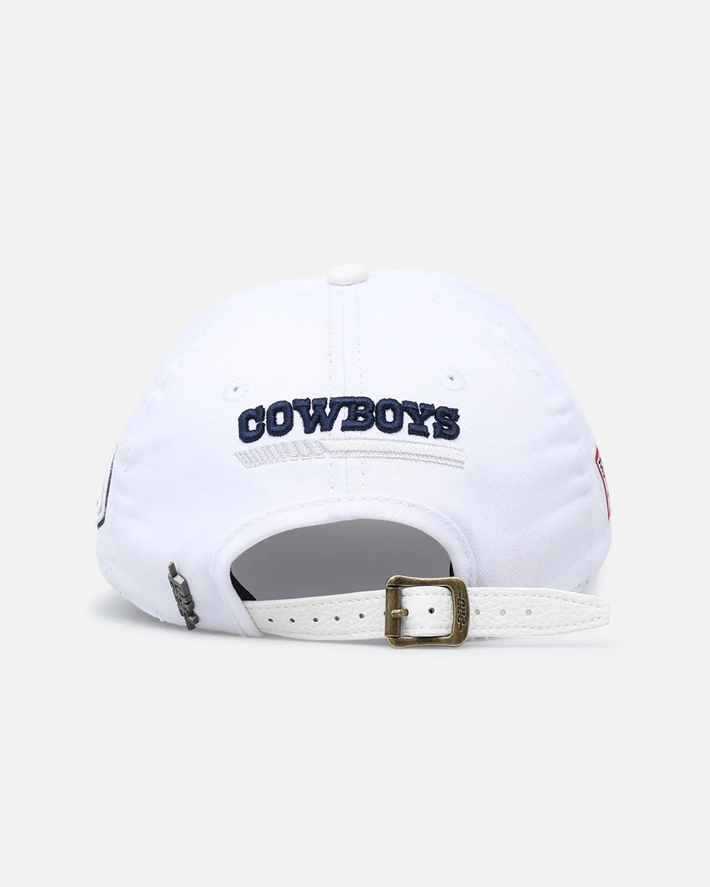 Pro Standard Dallas Cowboys Fast Lane Logo Dad Hat Strapback White sold by Culture Kings product image thumbnail 2