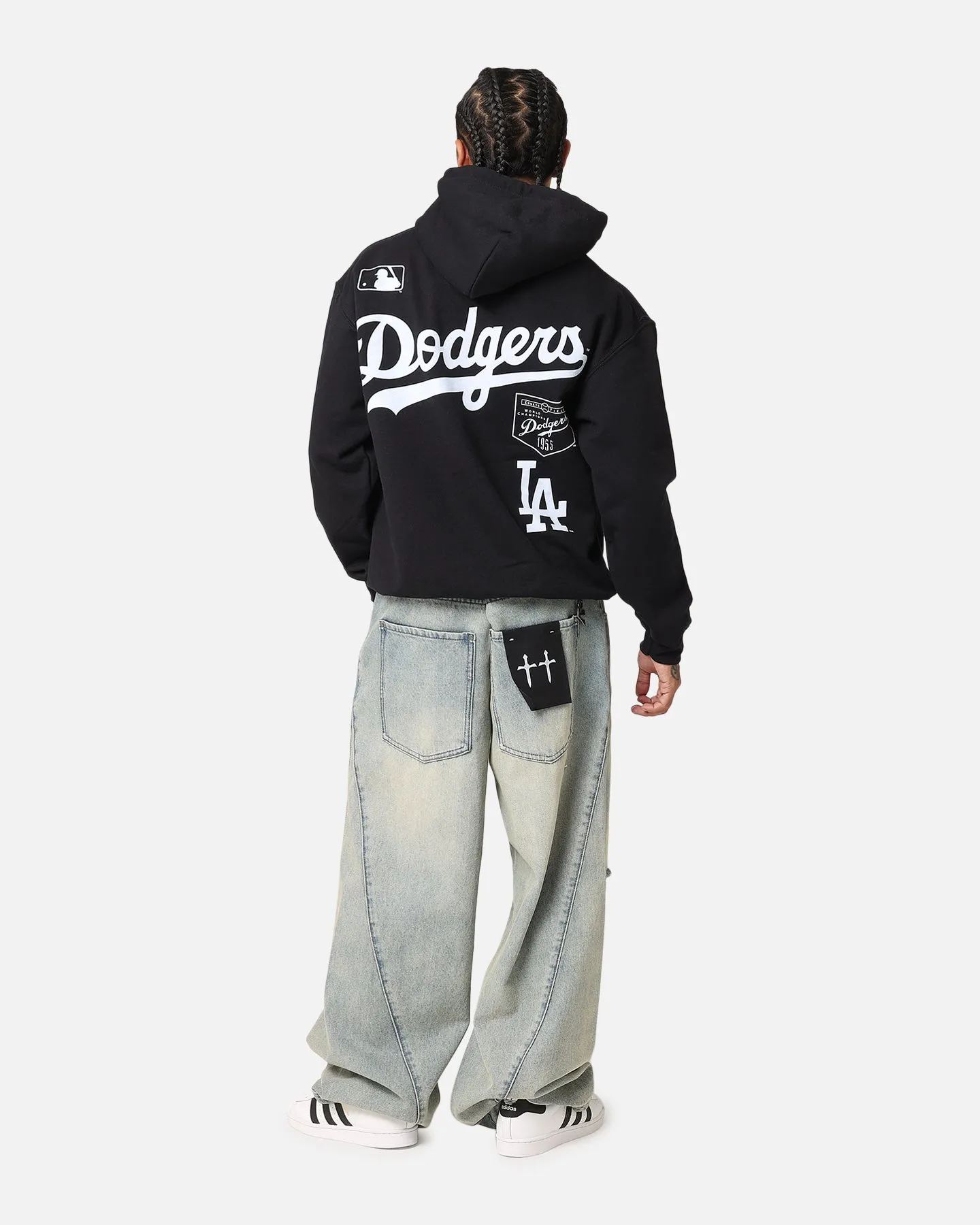 Majestic Athletic Los Angeles Dodgers Arch Stack Hoodie Black sold by Culture Kings product image thumbnail 4