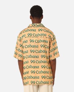 99 Cabana Logo Short Sleeve Button Up Shirt Yellow/Green sold by Culture Kings