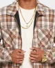 XXIII Soren Plaid Bomber Jacket Brown sold by Culture Kings