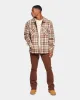 XXIII Soren Plaid Bomber Jacket Brown sold by Culture Kings
