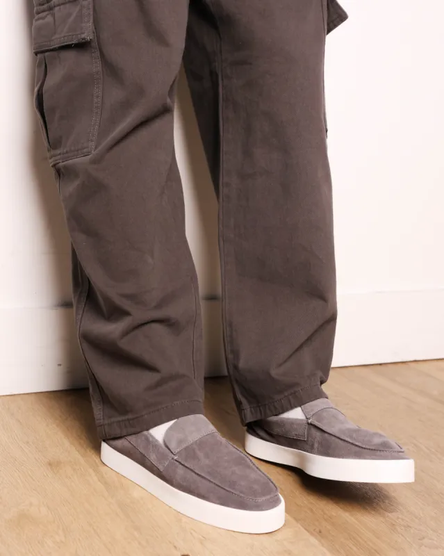 Saint Morta Hemisphere Suede Slip On Loafer Dark Grey/White sold by Culture Kings