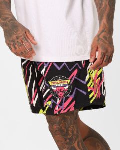 Mitchell & Ness Chicago Bulls Game Over Shorts Black/Multi sold by Culture Kings