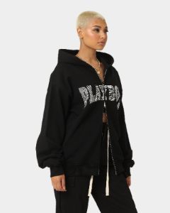 Playboy By CK Full Zip Club Hoodie Black sold by Culture Kings