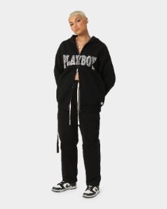 Playboy By CK Full Zip Club Hoodie Black sold by Culture Kings