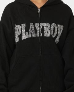 Playboy By CK Full Zip Club Hoodie Black sold by Culture Kings