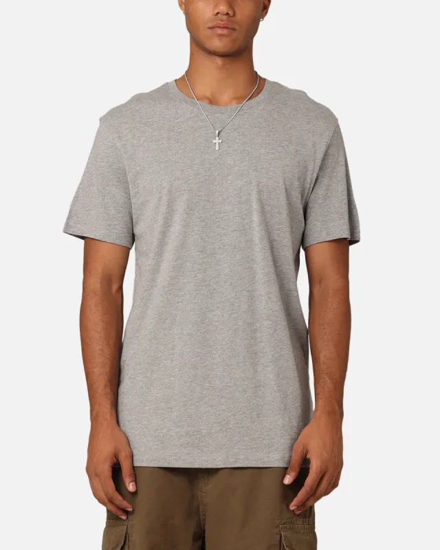 Goat Crew Blank T-Shirt Grey Heather made by Culture Kings