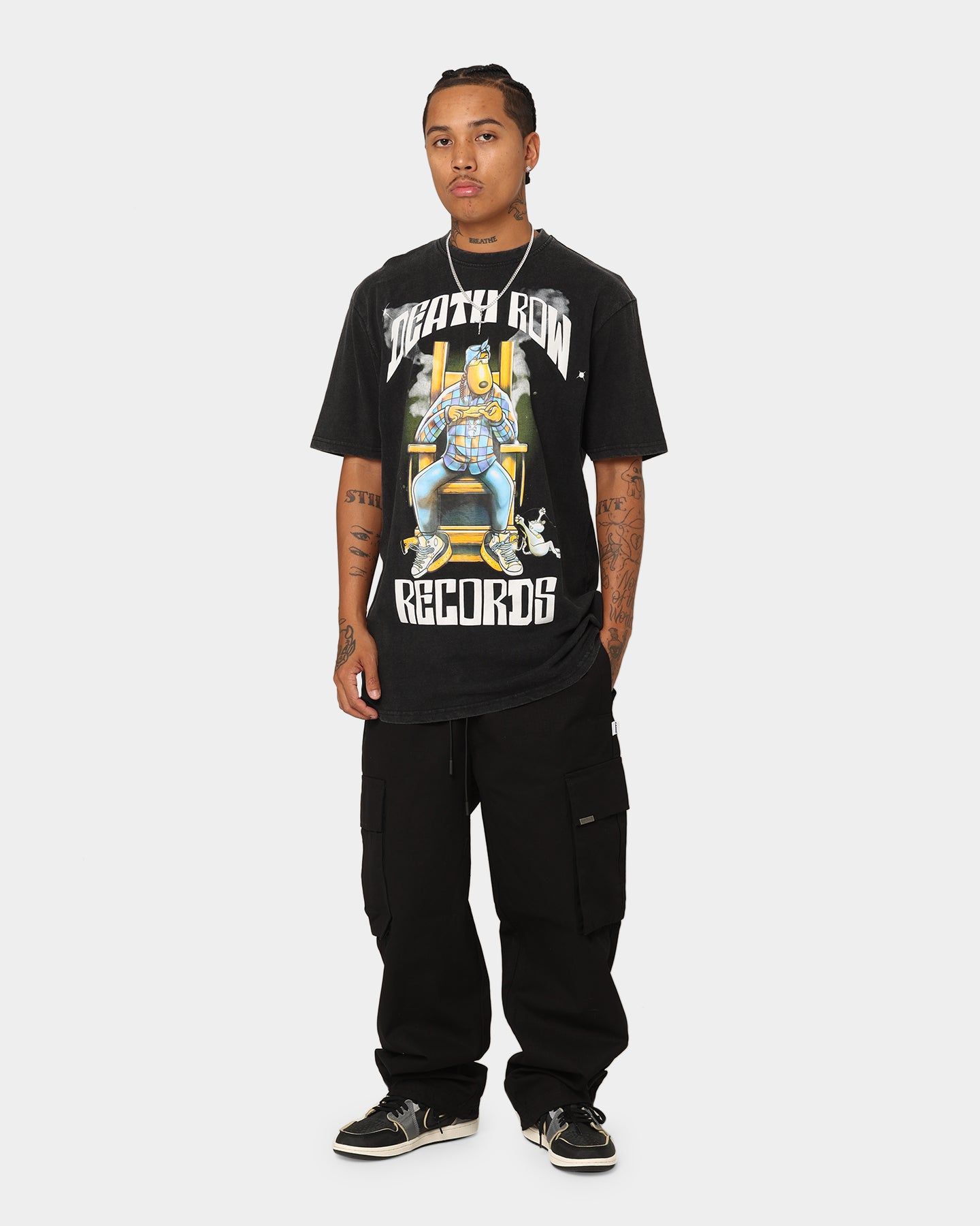Deathrow Records Still Smokin Sublimated T-Shirt Black sold by Culture Kings product image thumbnail 2
