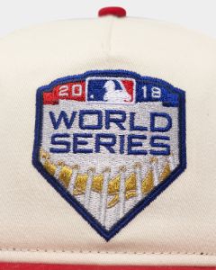 New Era Boston Red Sox '2010's World Series Through The Decades' 2018 World Series Golfer Snapback Chrome White sold by Culture Kings