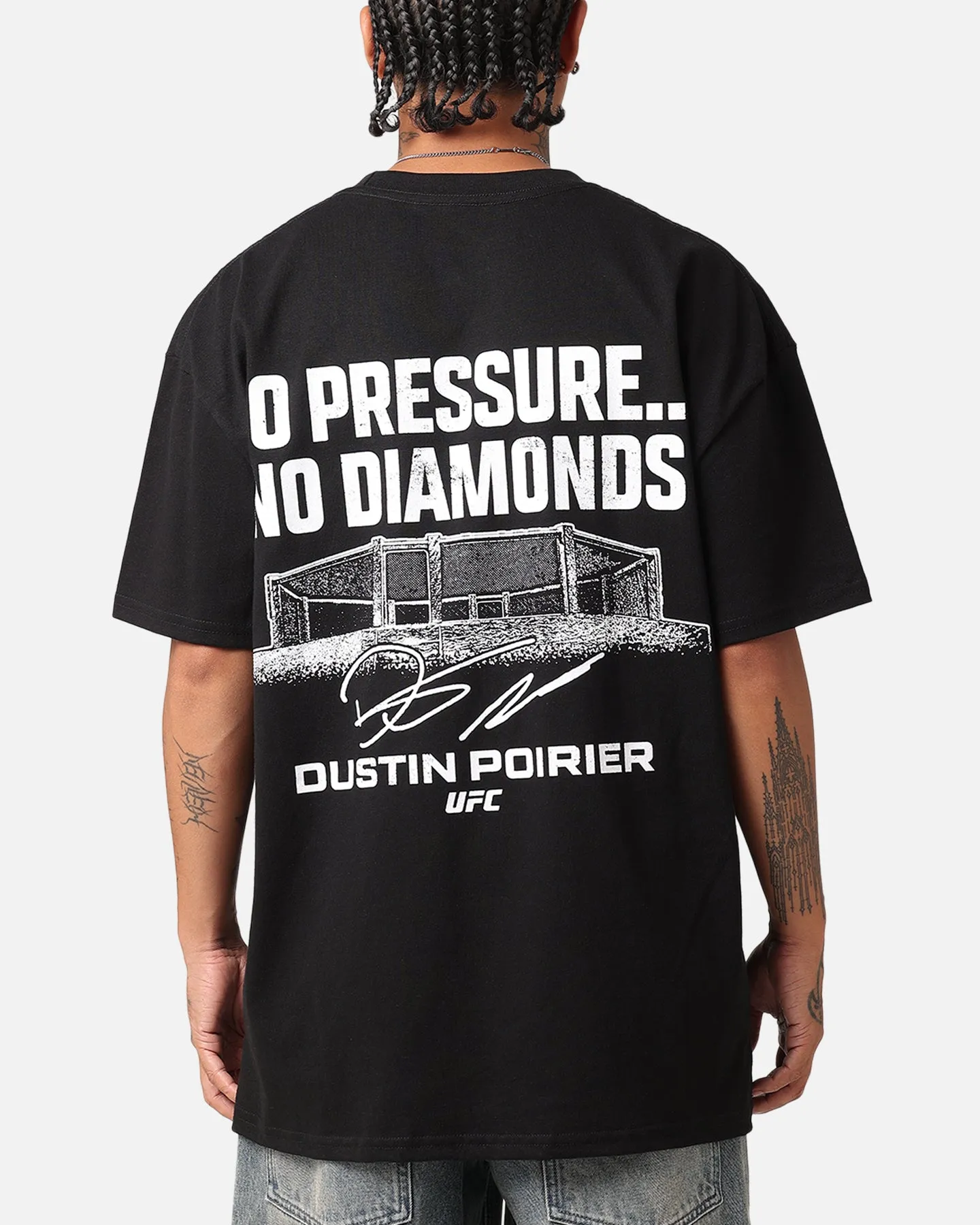 UFC By Culture Kings Dustin Poirier Heavy T-Shirt Black sold by Culture Kings product image thumbnail 2