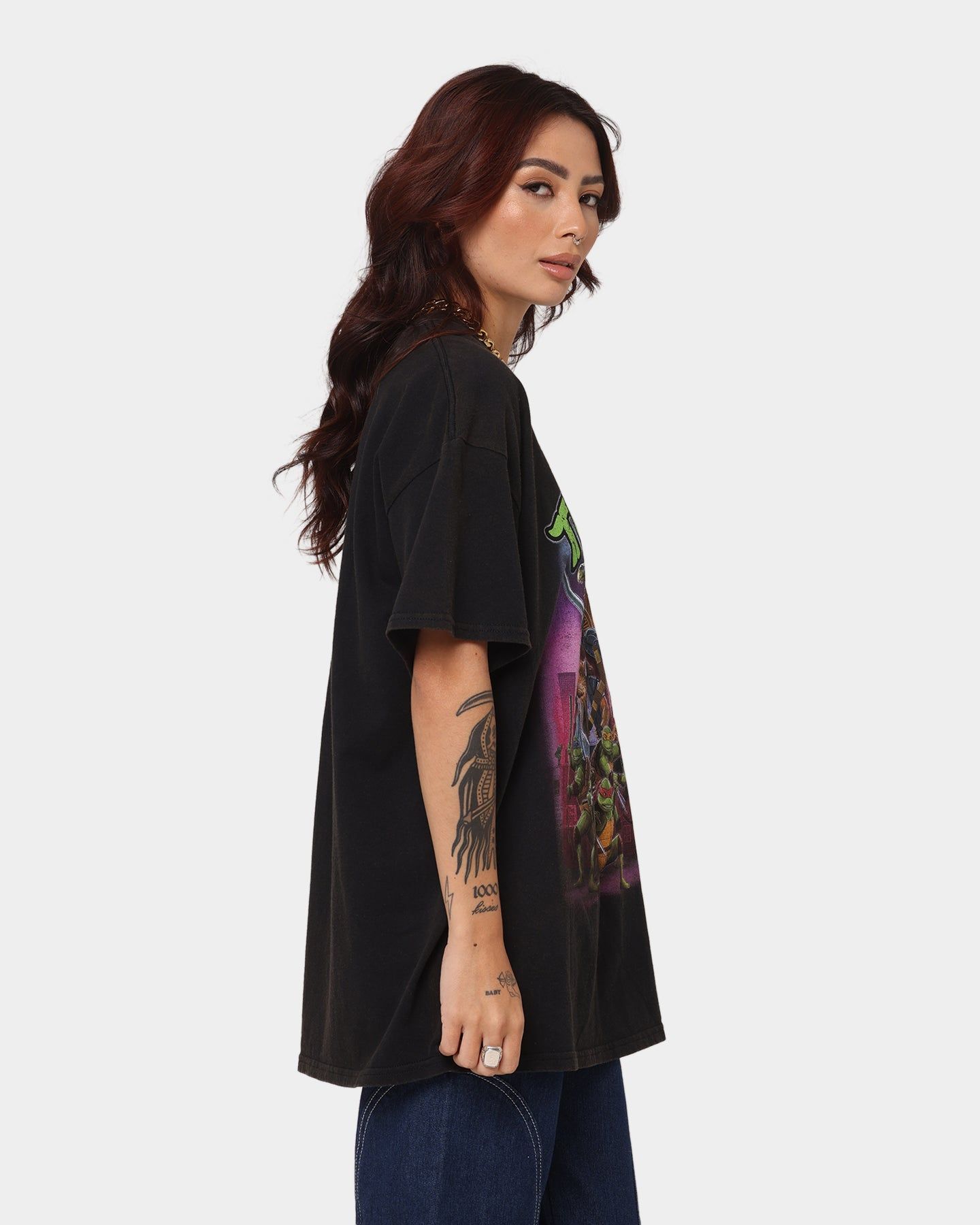 American Thrift American Thrift x Teenage Mutant Ninja Turtles Poster Vintage T-Shirt Vintage Black sold by Culture Kings product image thumbnail 5