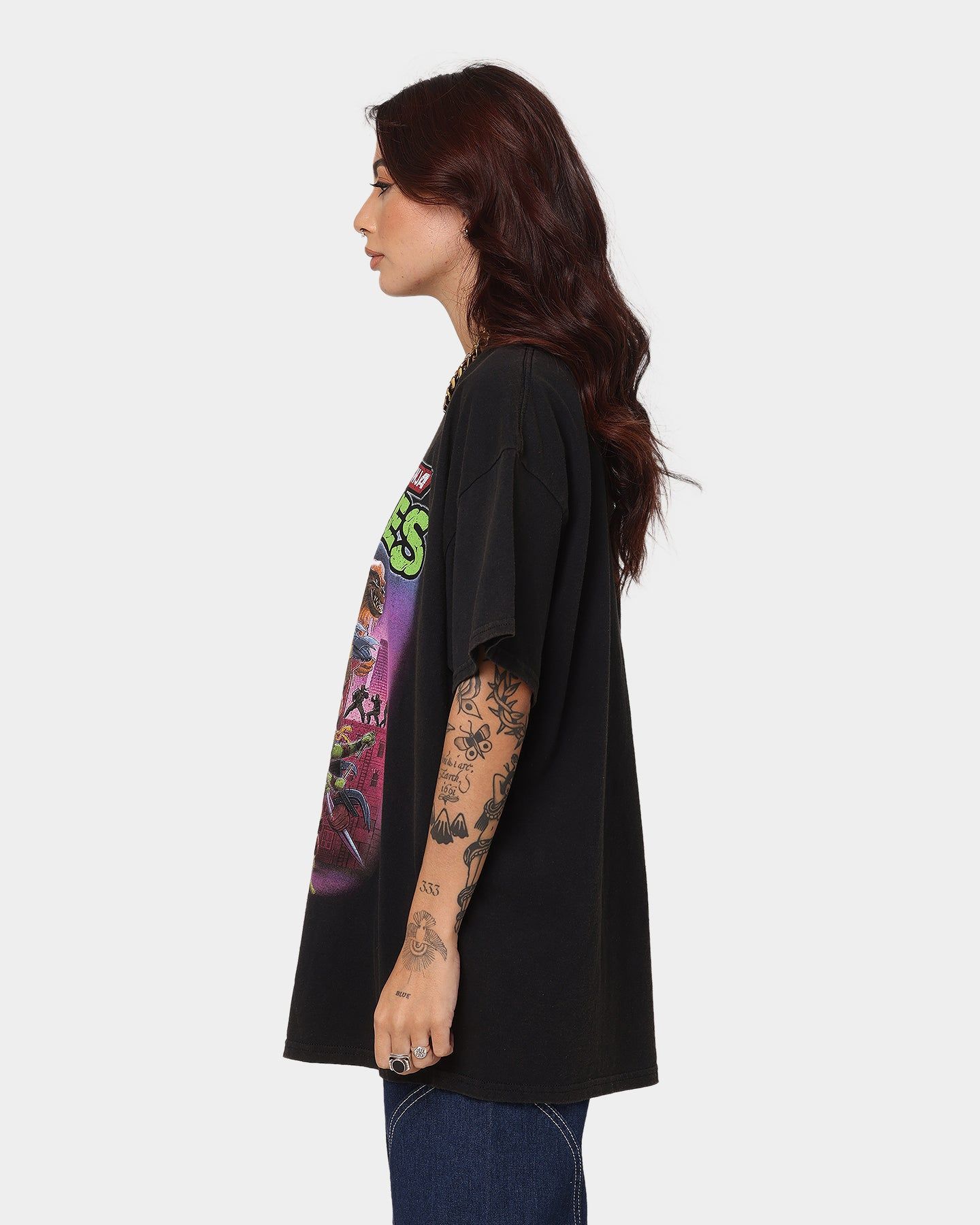 American Thrift American Thrift x Teenage Mutant Ninja Turtles Poster Vintage T-Shirt Vintage Black sold by Culture Kings product image thumbnail 6