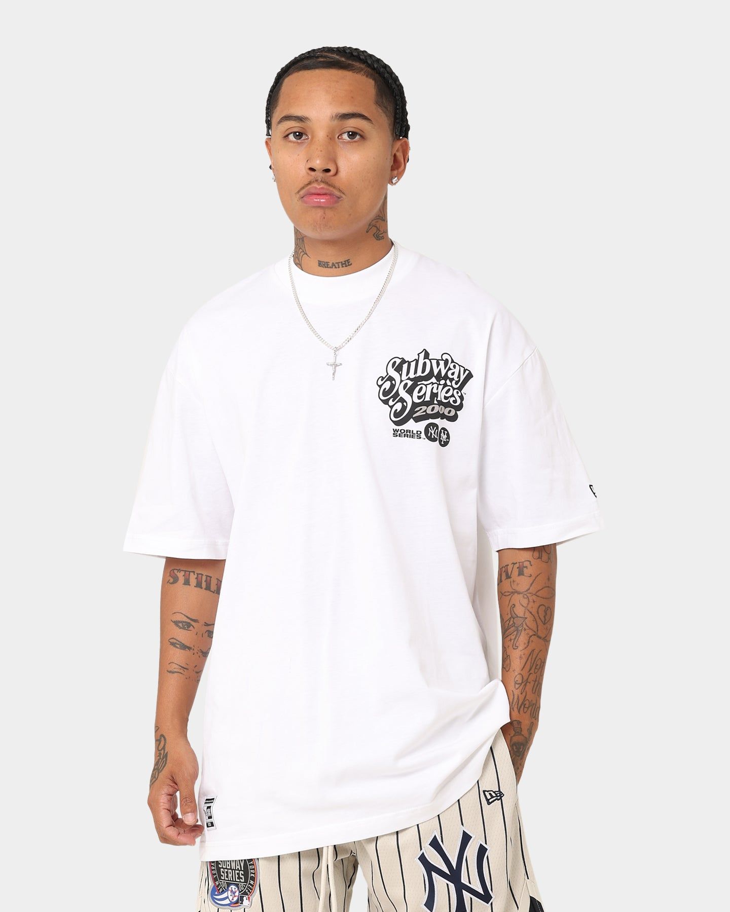 New Era New York Yankees Oversized T-Shirt White sold by Culture Kings product image thumbnail 2