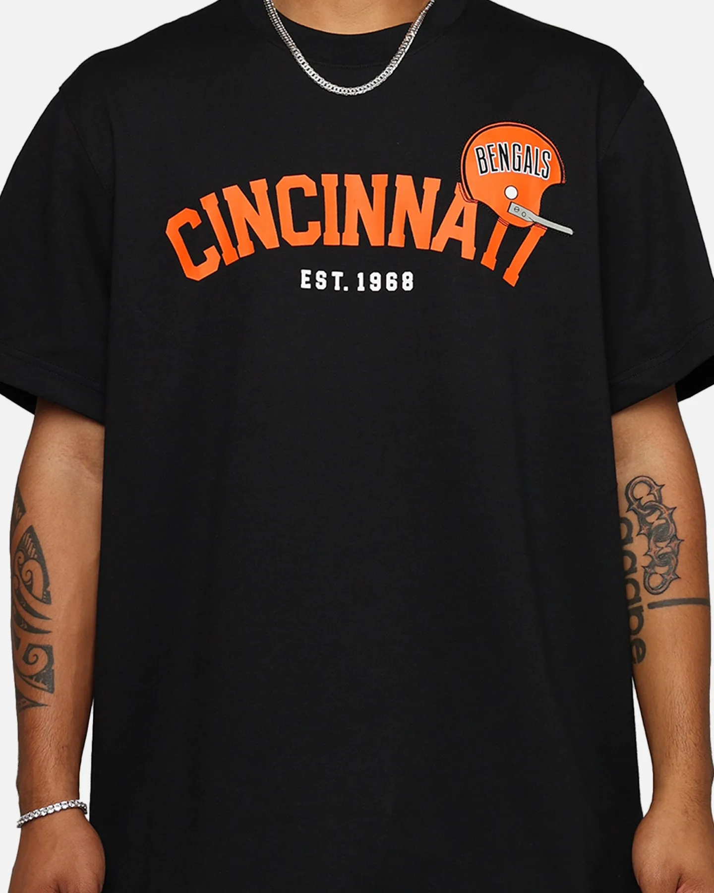 Nike Cincinnati Bengals Rewind Slogan T-Shirt Black sold by Culture Kings product image thumbnail 4