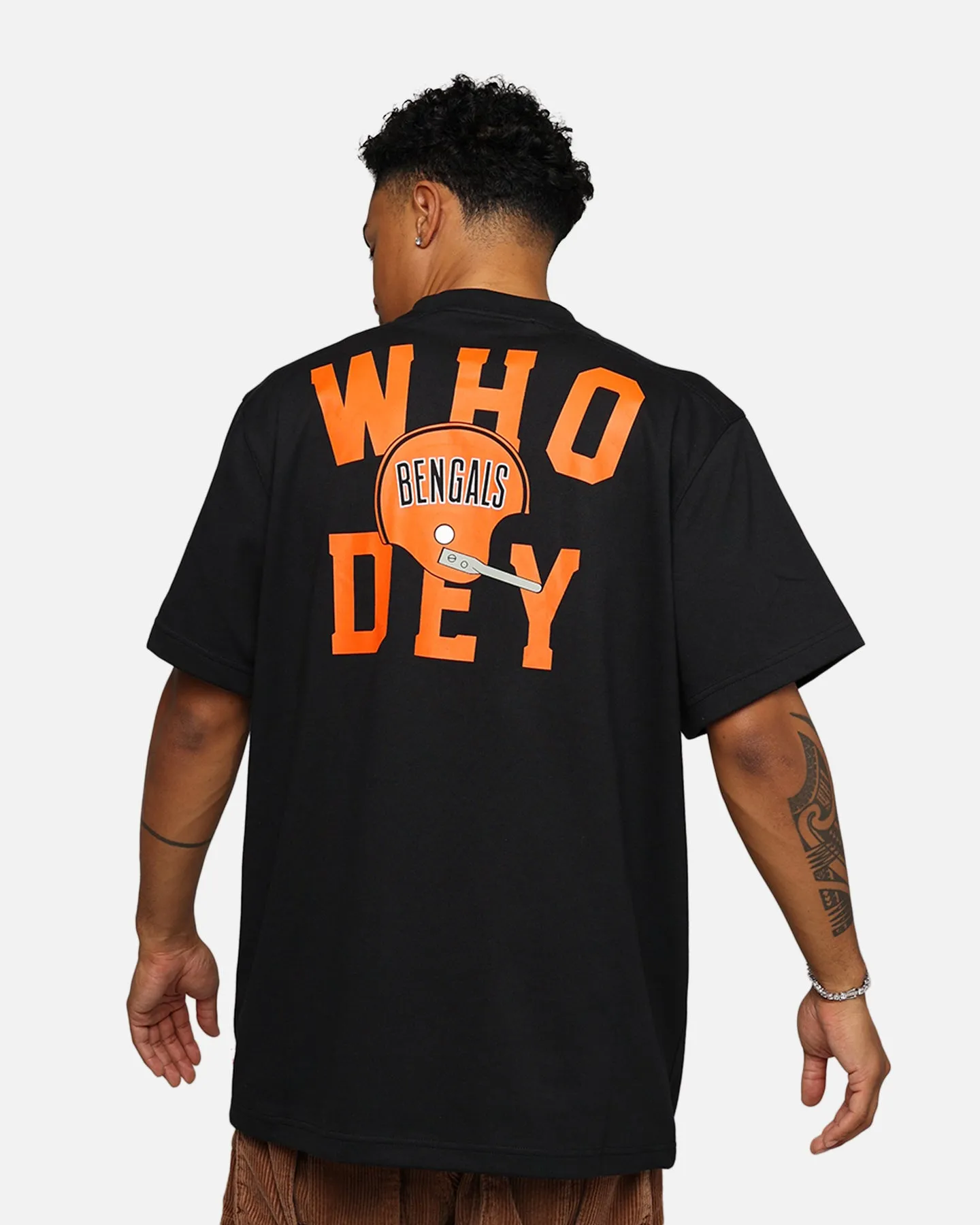 Nike Cincinnati Bengals Rewind Slogan T-Shirt Black sold by Culture Kings