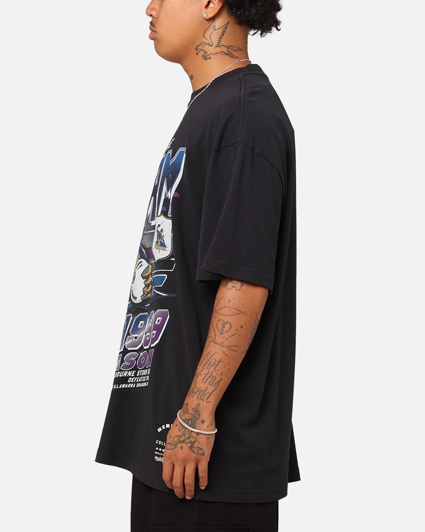 Mitchell & Ness Melbourne Storm Premiers 1999 Season T-Shirt Faded Black sold by Culture Kings product image thumbnail 5