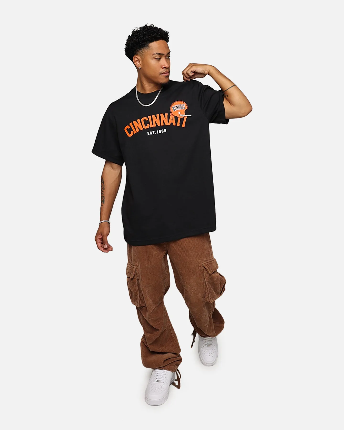 Nike Cincinnati Bengals Rewind Slogan T-Shirt Black sold by Culture Kings product image thumbnail 3