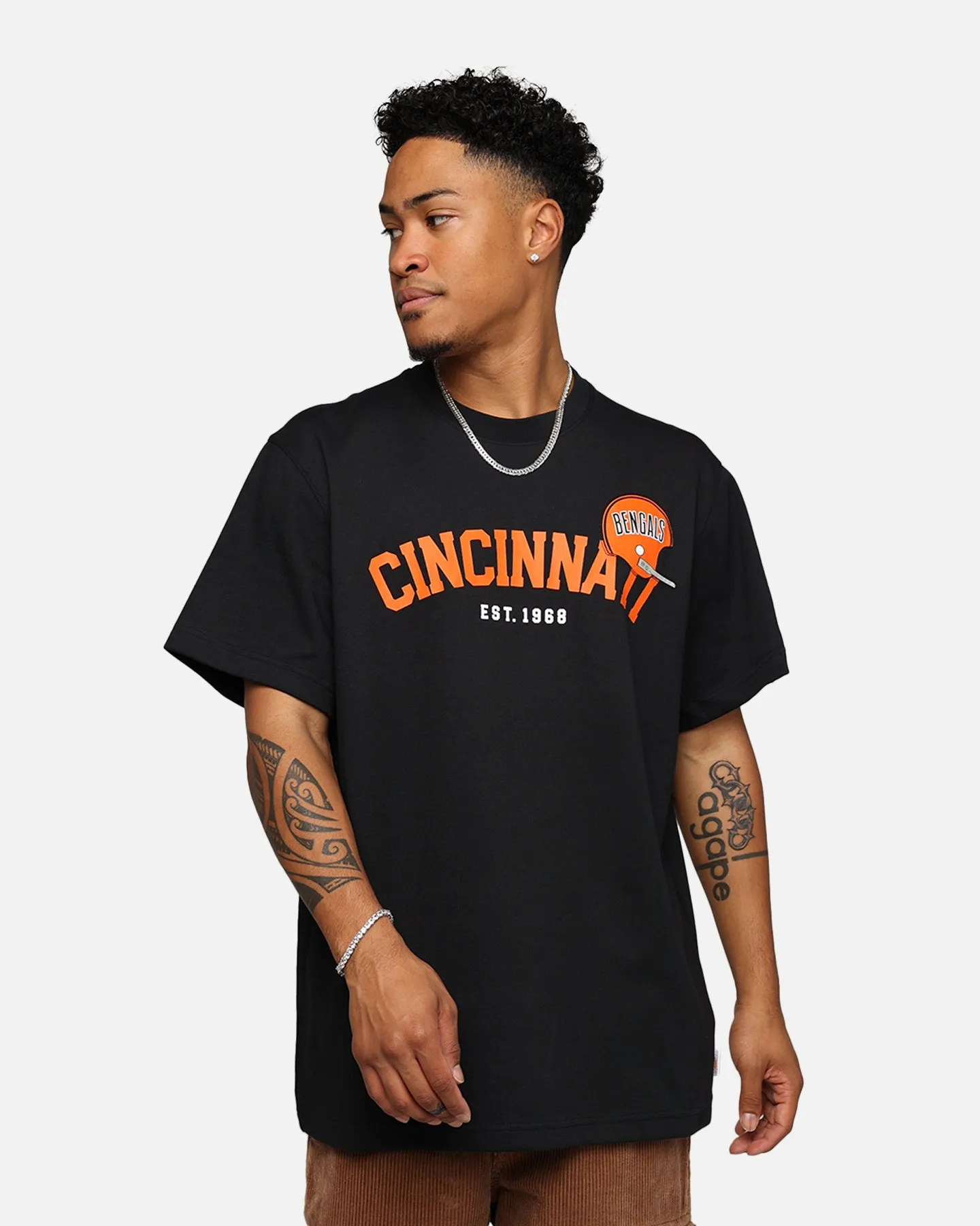 Nike Cincinnati Bengals Rewind Slogan T-Shirt Black sold by Culture Kings product image thumbnail 2