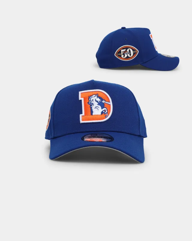 New Era Denver Broncos 'NFL Season' 9FORTY A-Frame Snapback Blue/OTC sold by Culture Kings