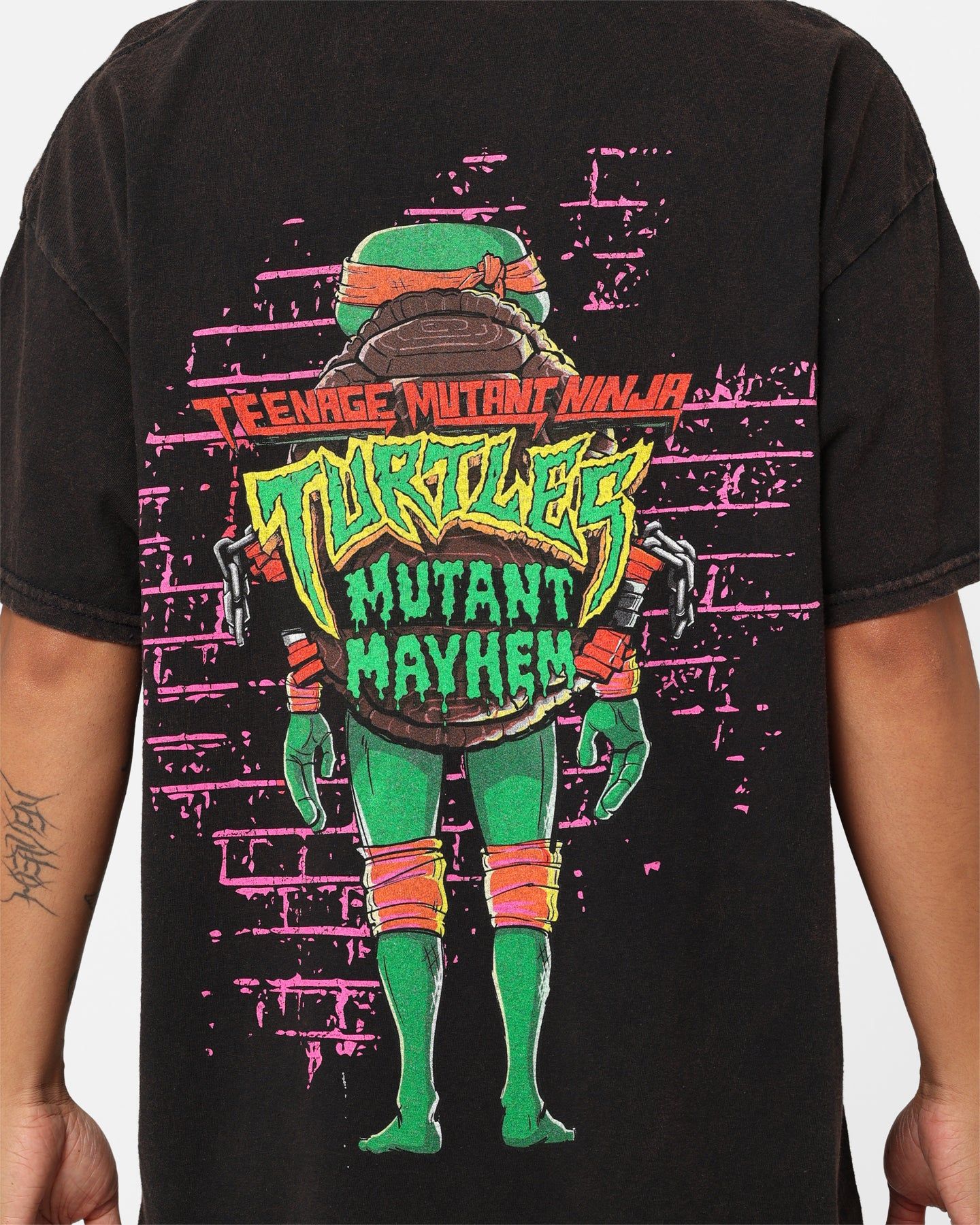 Goat Crew X Teenage Mutant Ninja Turtles Michelangelo Vintage T-Shirt Black Wash sold by Culture Kings product image thumbnail 5