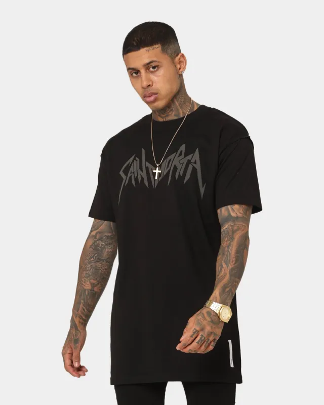 Saint Morta Metal Lafayette T-Shirt Black/Black sold by Culture Kings