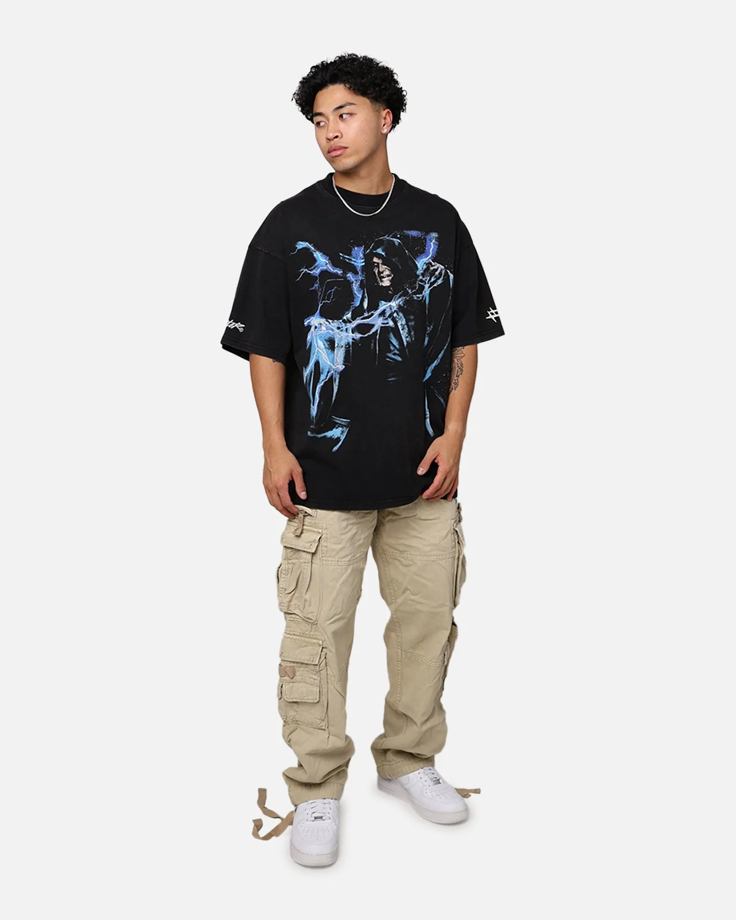 Star Wars Darth Sidious T-Shirt Black Acid Wash sold by Culture Kings product image thumbnail 3