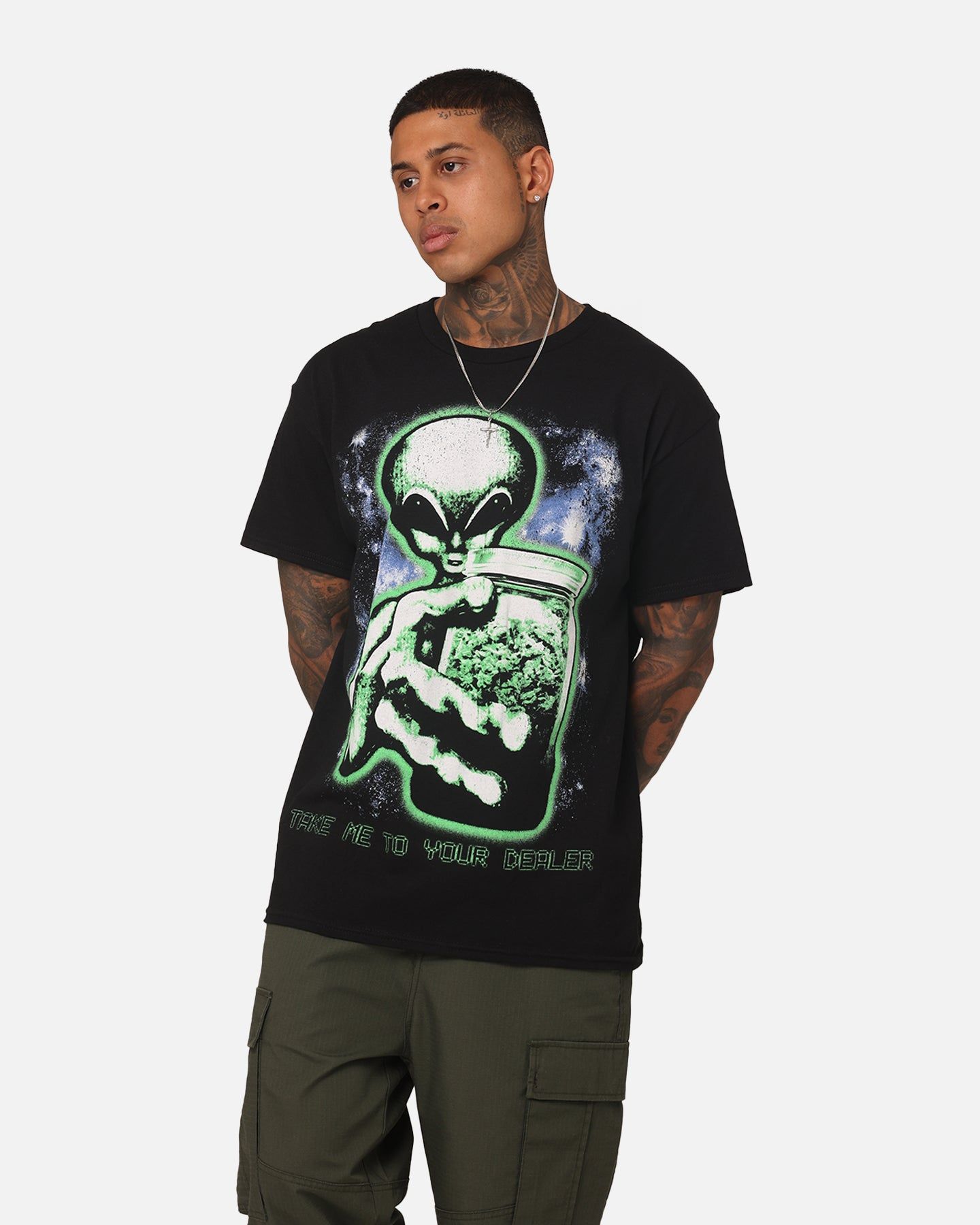 Goat Crew 420 Alien T-Shirt Black sold by Culture Kings