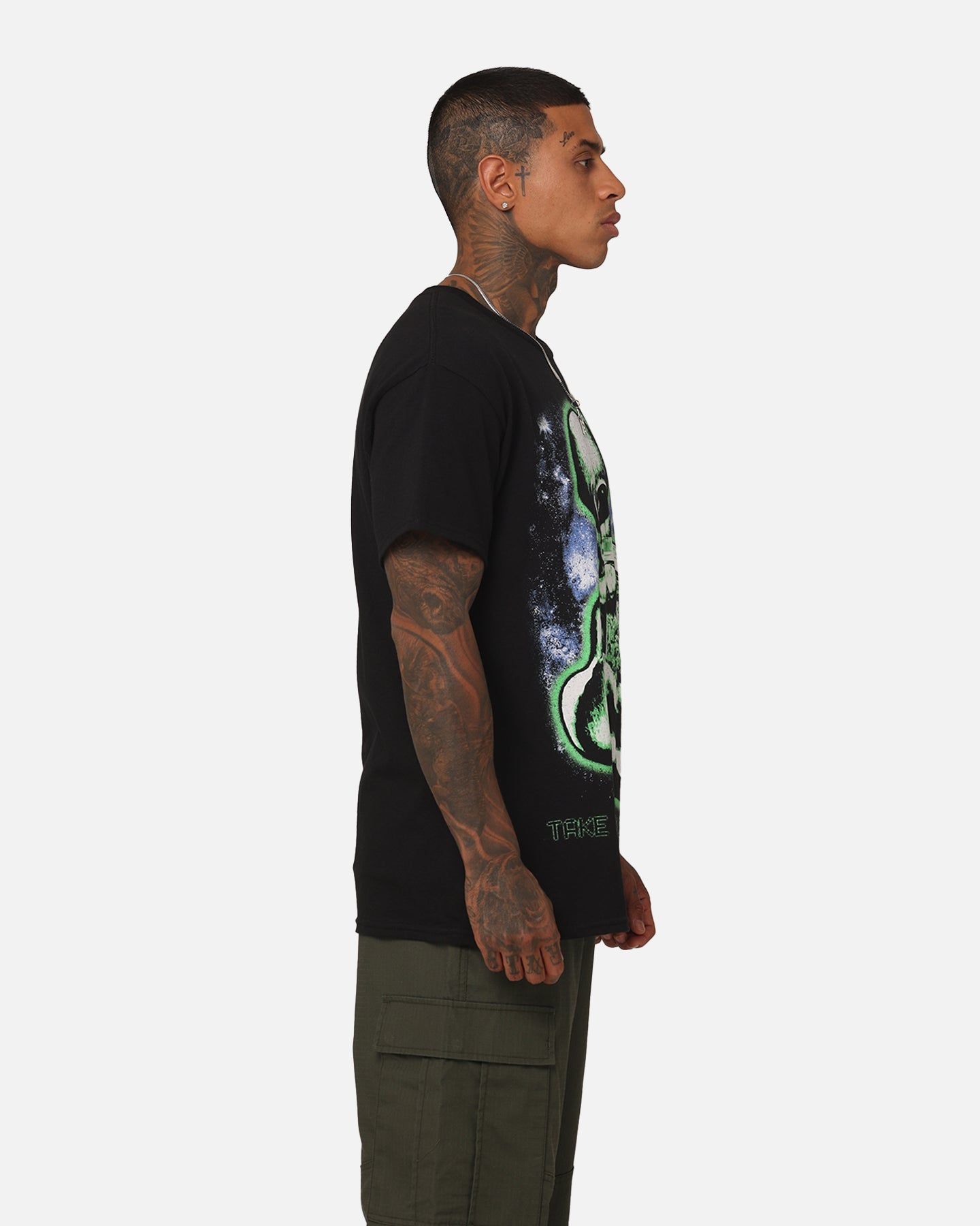 Goat Crew 420 Alien T-Shirt Black sold by Culture Kings product image thumbnail 5