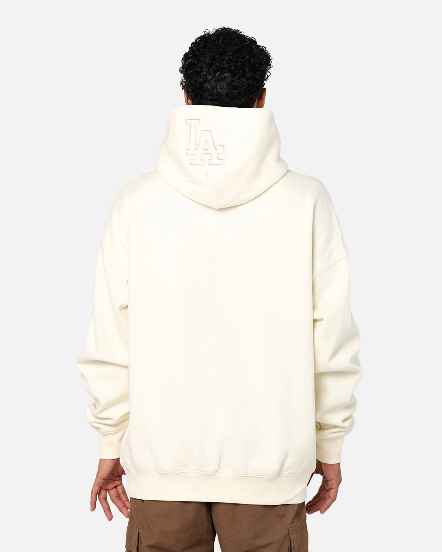 Pro Standard Los Angeles Dodgers Drop Shoulder Hoodie Eggshell sold by Culture Kings product image thumbnail 3