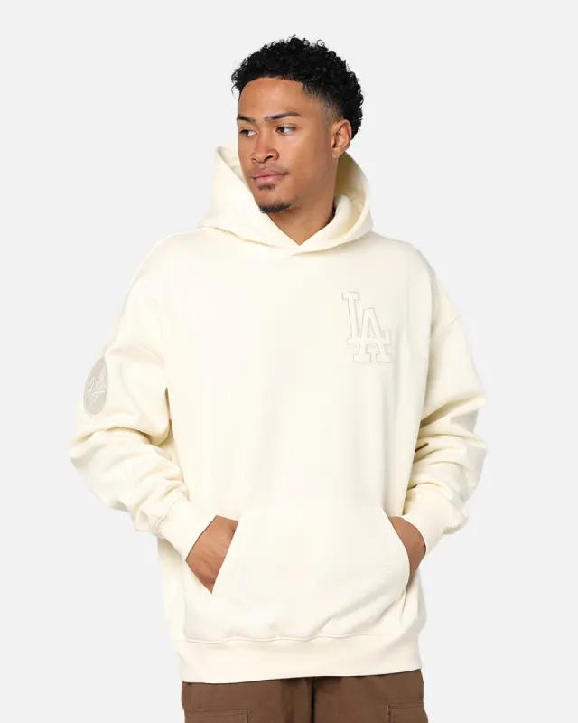 Pro Standard Los Angeles Dodgers Drop Shoulder Hoodie Eggshell sold by Culture Kings
