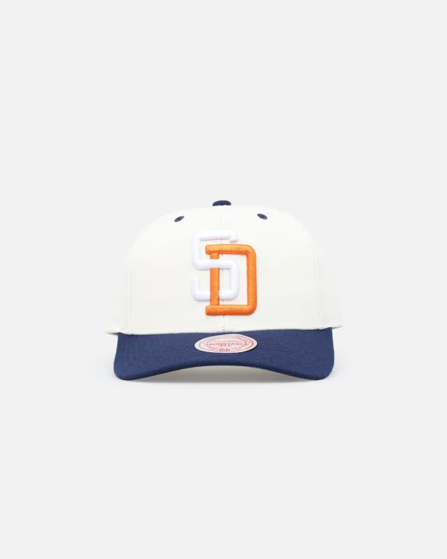 Mitchell & Ness San Diego Padres Go Team Go Snapback White Cream/Blue sold by Culture Kings
