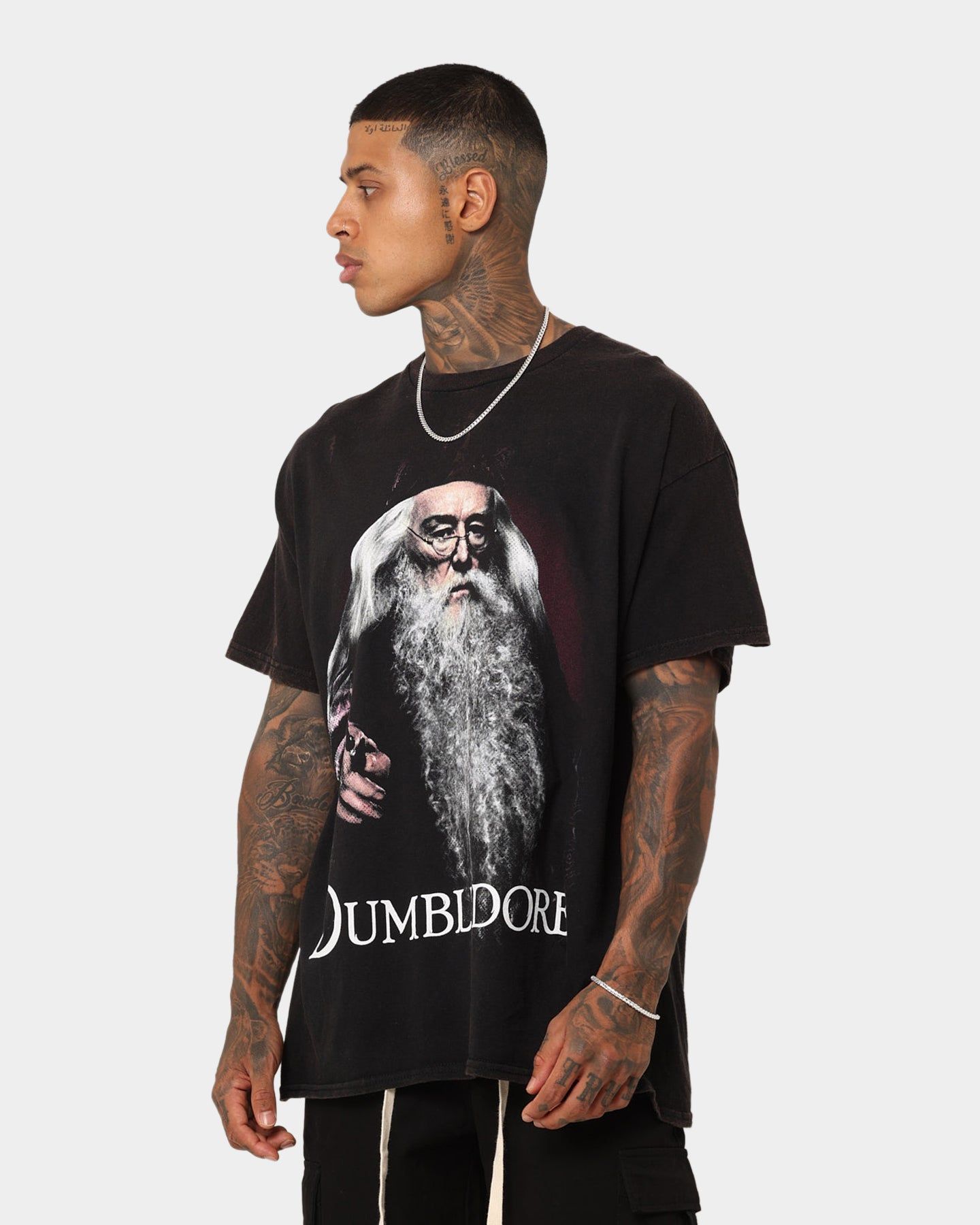 American Thrift X Harry Potter Dumbledore Vintage T-Shirt Black Wash sold by Culture Kings product image thumbnail 7