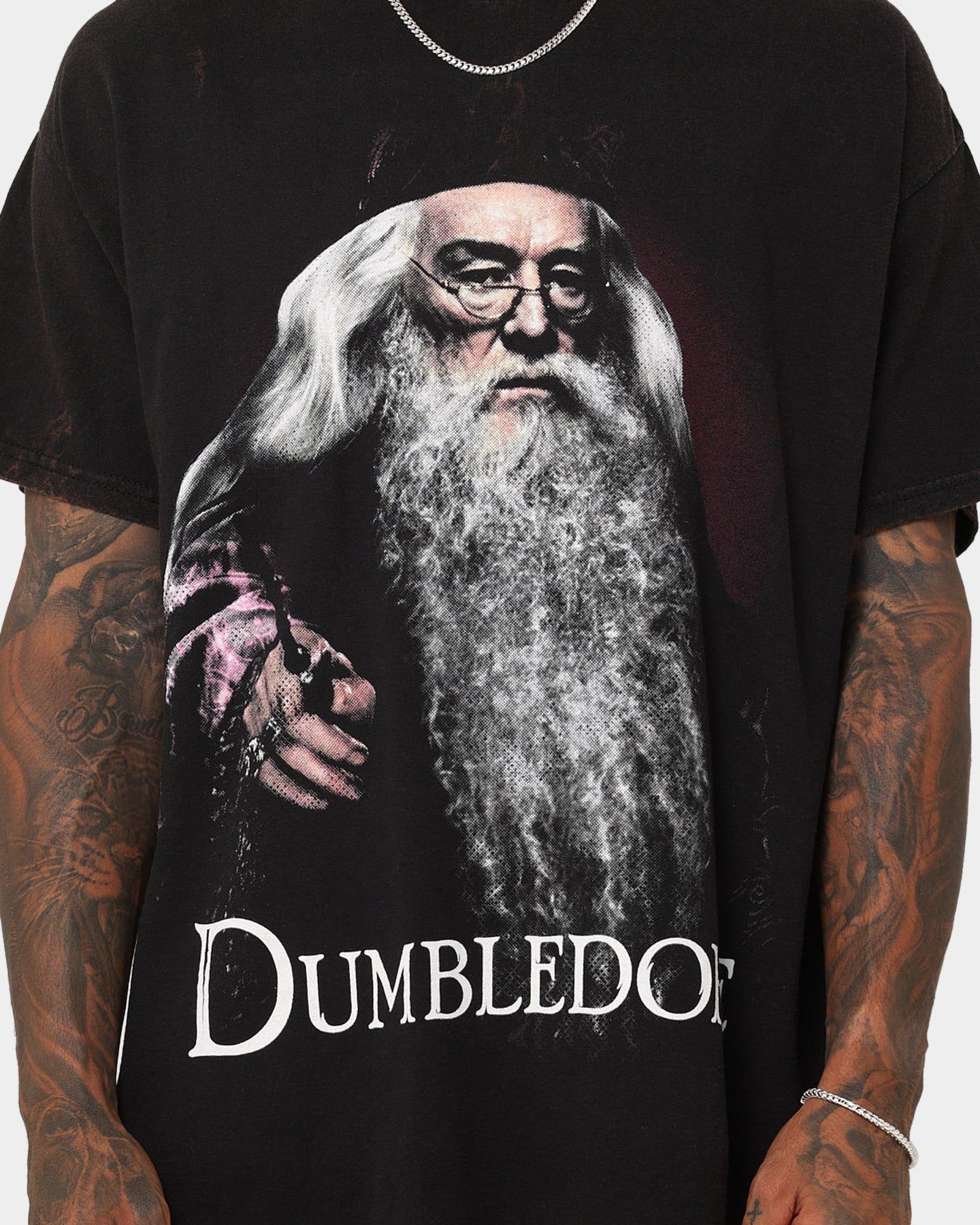 American Thrift X Harry Potter Dumbledore Vintage T-Shirt Black Wash sold by Culture Kings product image thumbnail 4