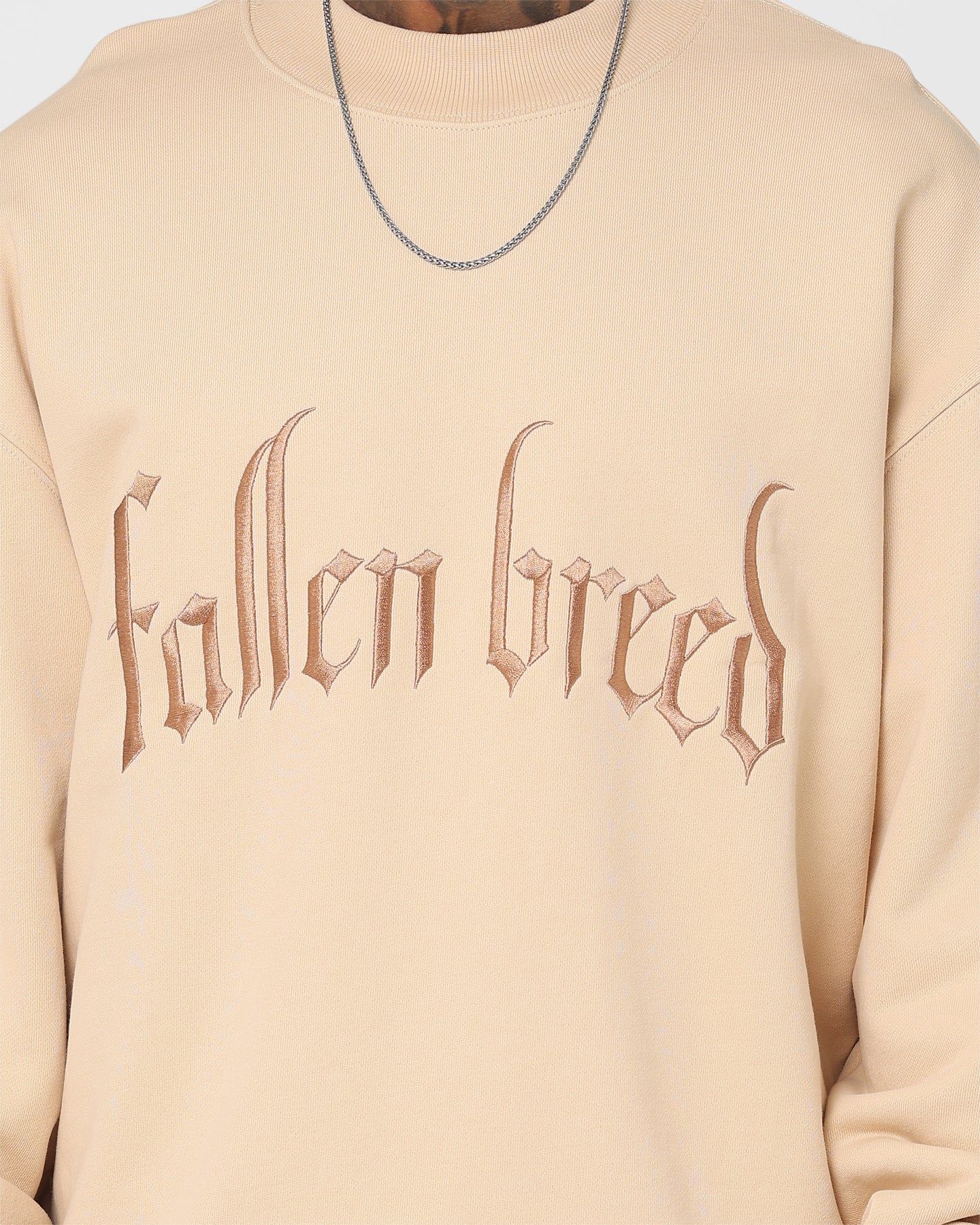 Fallen Breed Logo Crewneck Nude sold by Culture Kings product image thumbnail 3