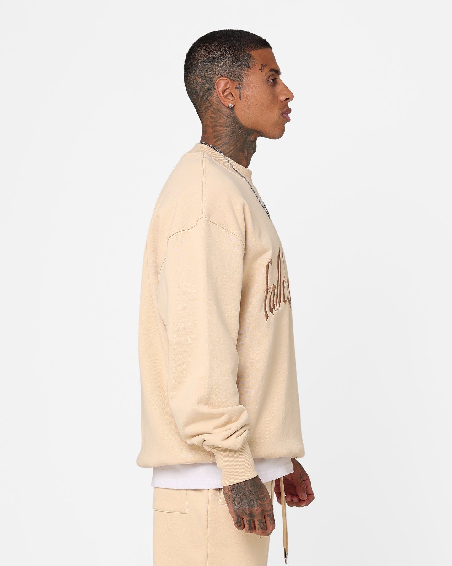 Fallen Breed Logo Crewneck Nude sold by Culture Kings product image thumbnail 5