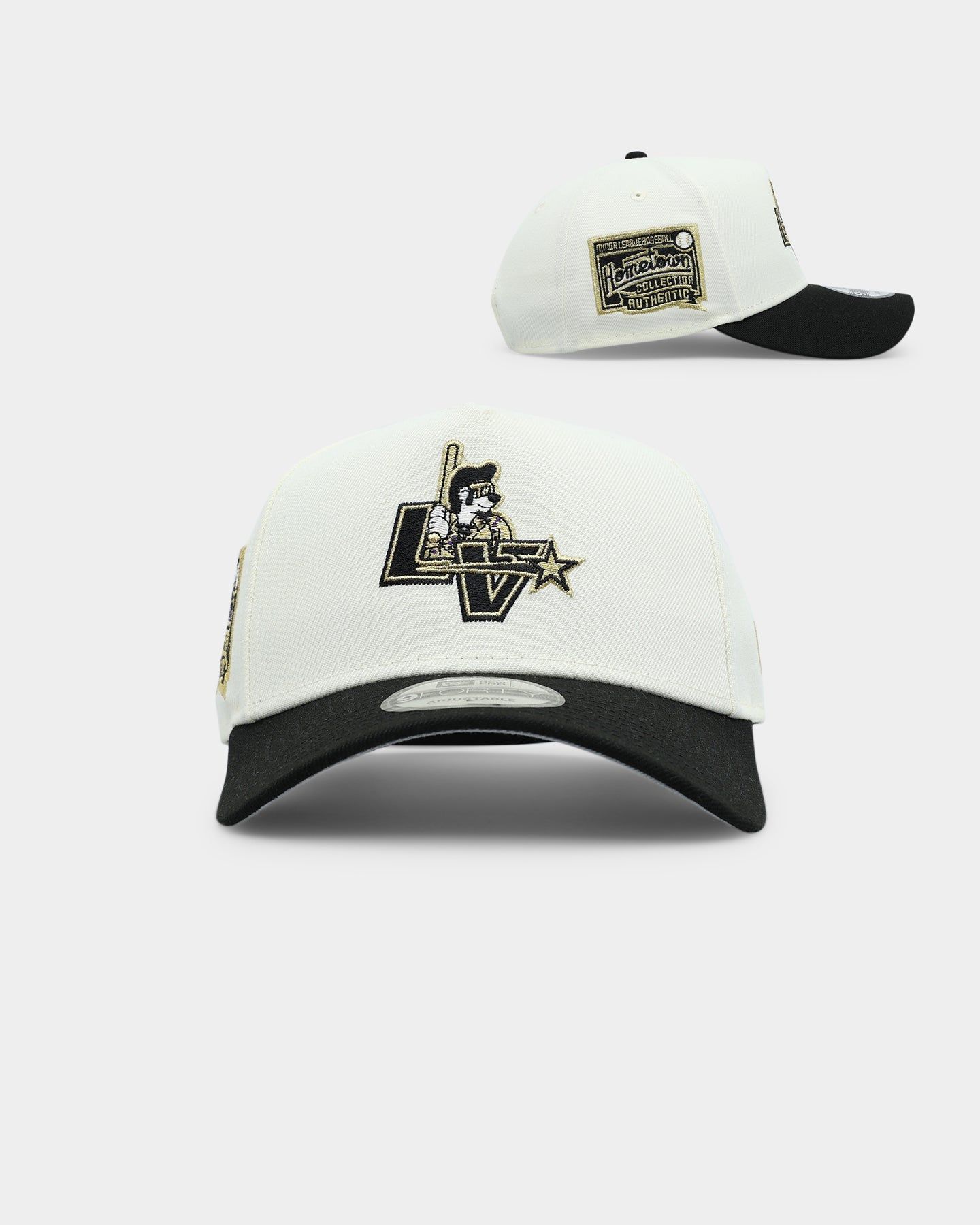 New Era Las Vegas Stars 'White Gold' 9FORTY A-Frame Snapback Chrome/Black sold by Culture Kings