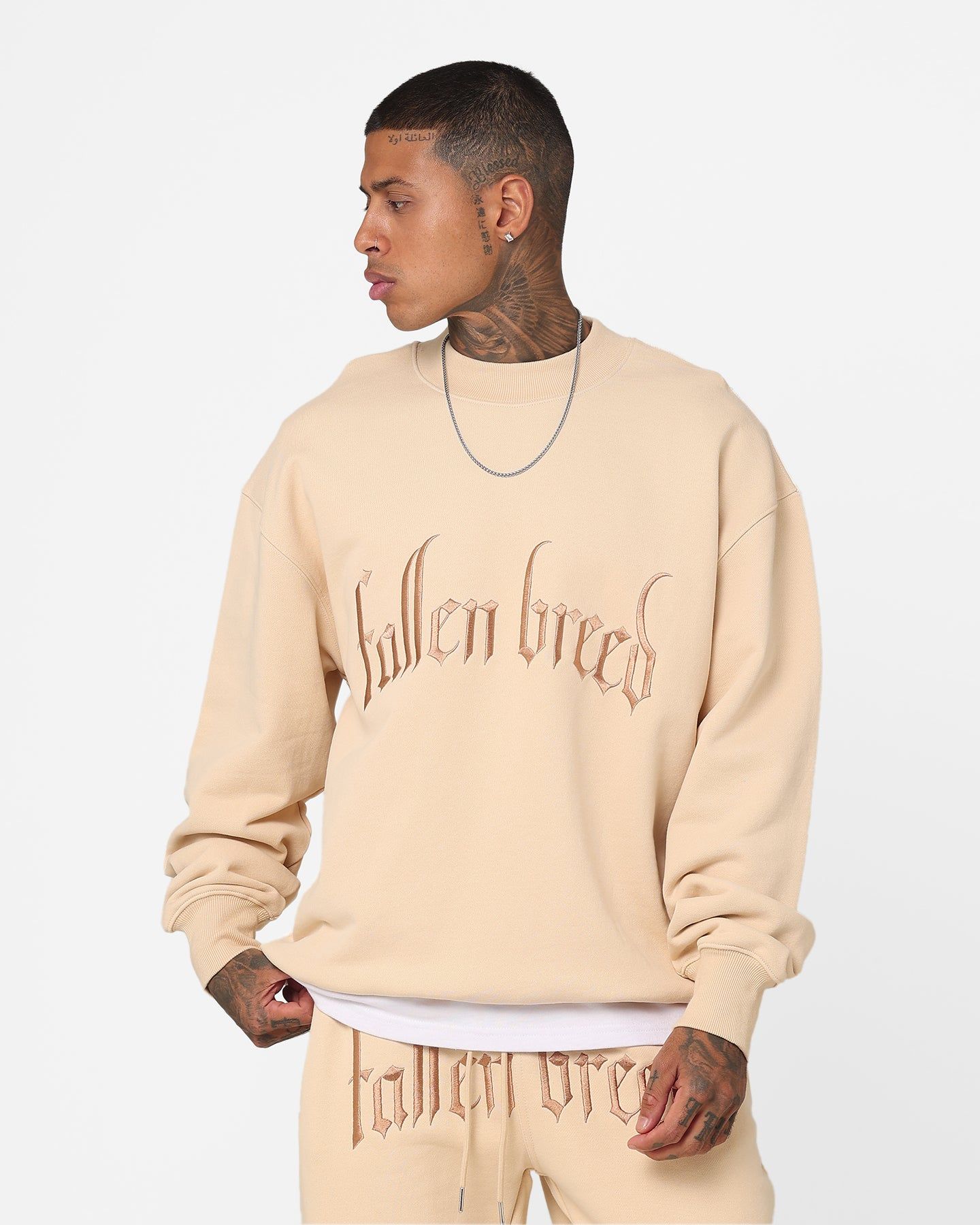Fallen Breed Logo Crewneck Nude sold by Culture Kings