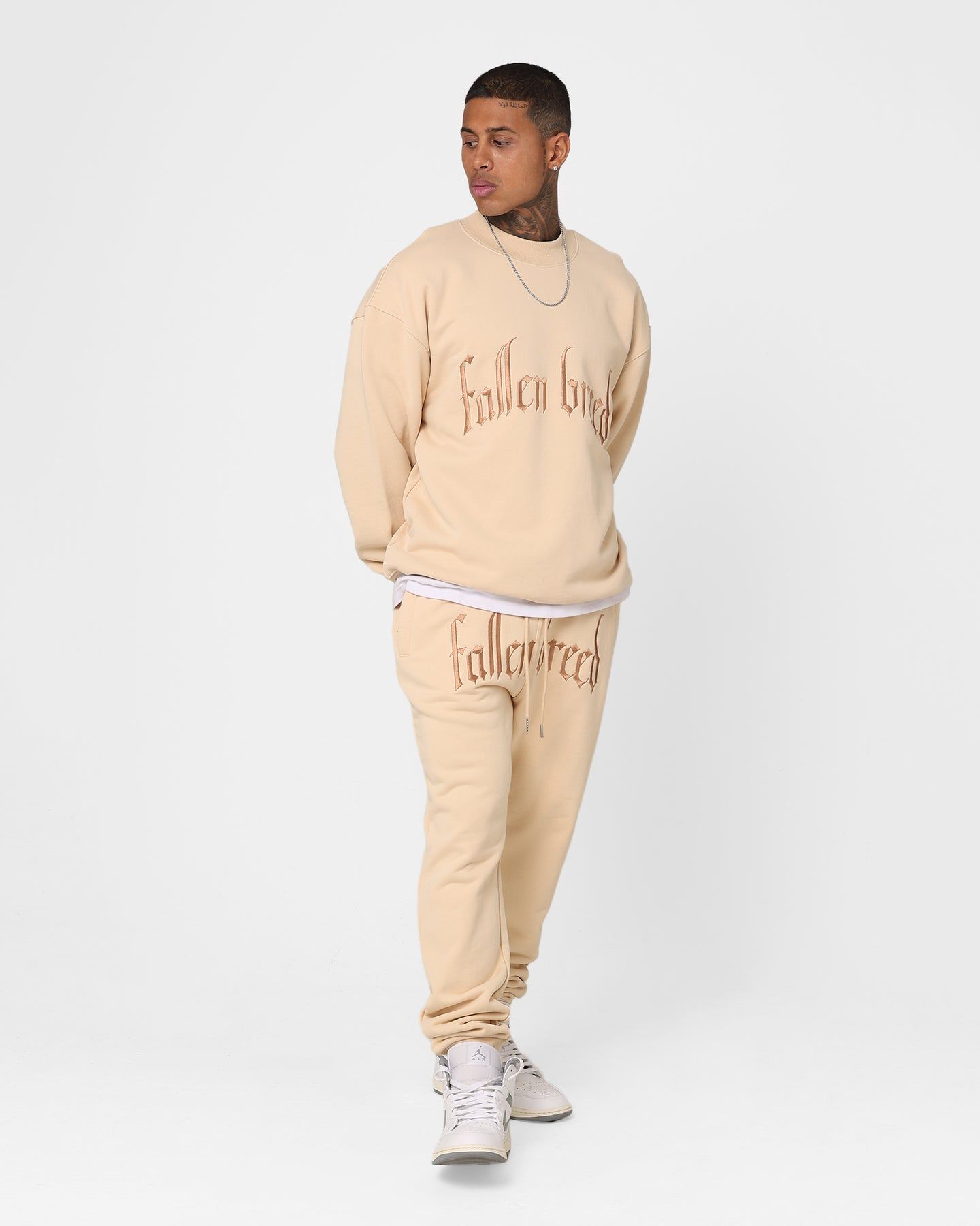 Fallen Breed Logo Crewneck Nude sold by Culture Kings product image thumbnail 2