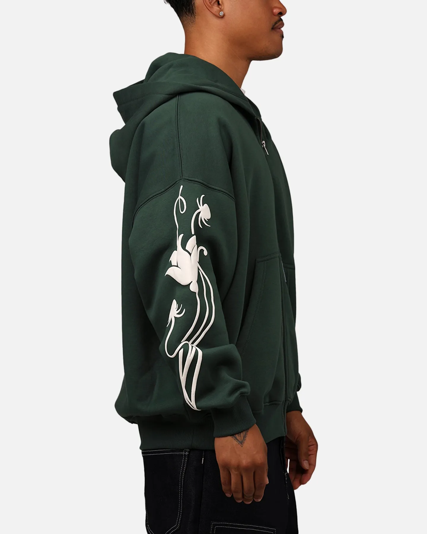 Carre Nouveau Fill Zip Hoodie Green sold by Culture Kings product image thumbnail 4