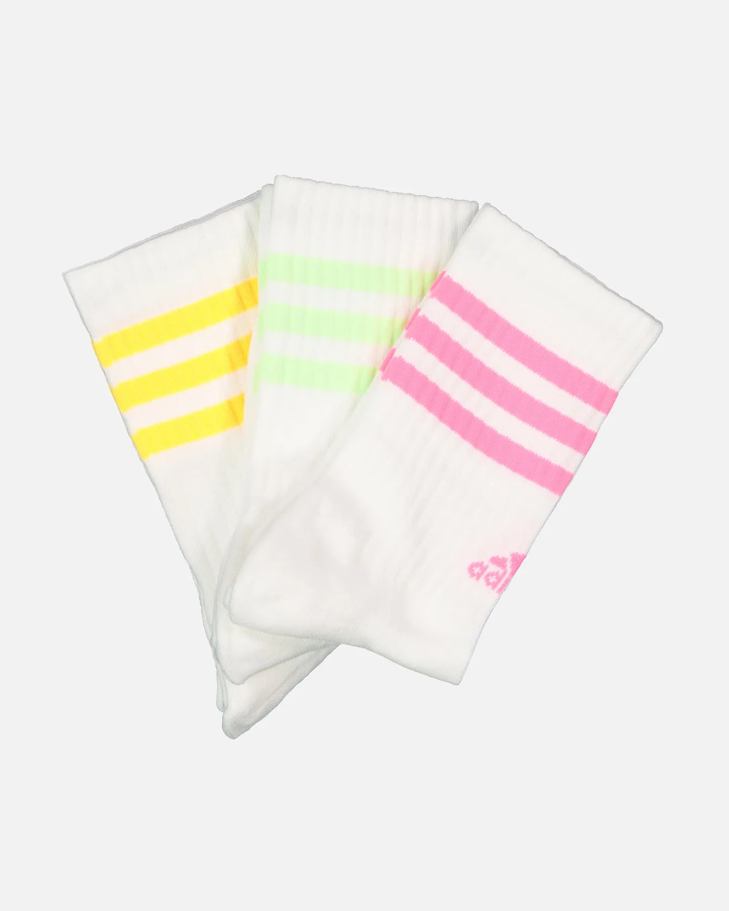 Adidas 3 Stripes Cushioned Crew Socks 3 Pack Multi sold by Culture Kings product image thumbnail 5