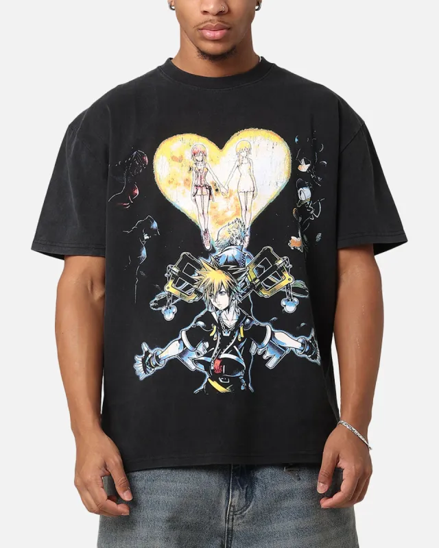 Goat Crew X Kingdom Hearts Heavy T-Shirt Vintage Black sold by Culture Kings