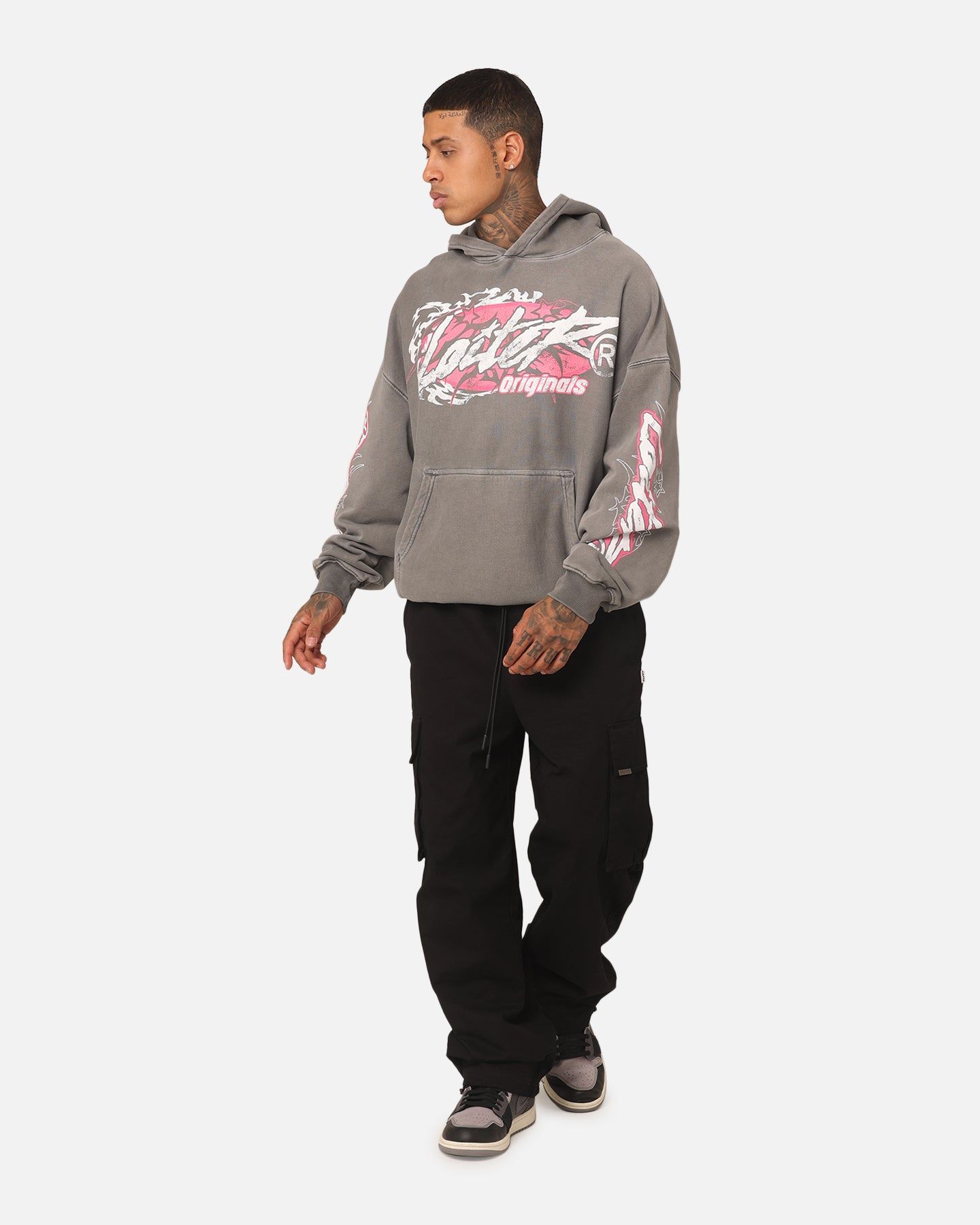 Loiter Wave Break Vintage Hoodie Charcoal sold by Culture Kings product image thumbnail 2