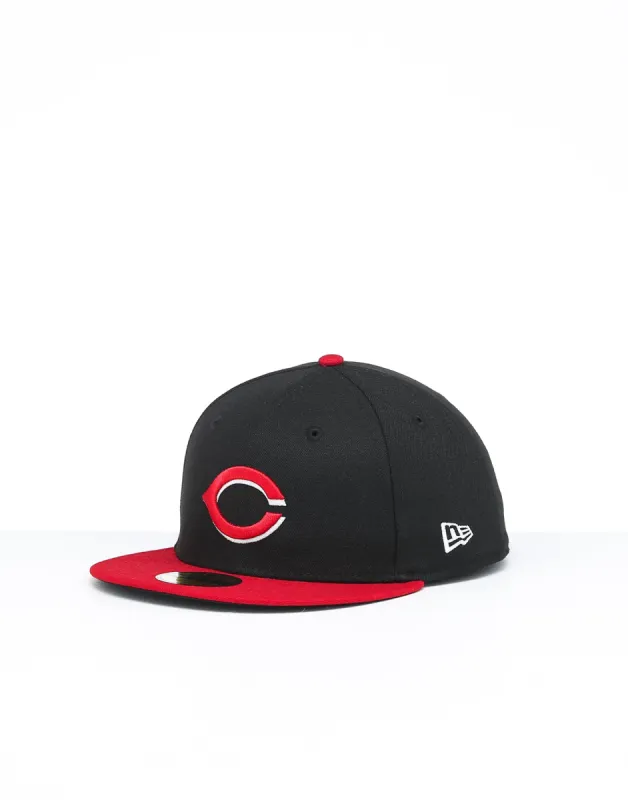 New Era Cincinnati Reds 59FIFTY ALT Fitted Black/OTC sold by Culture Kings