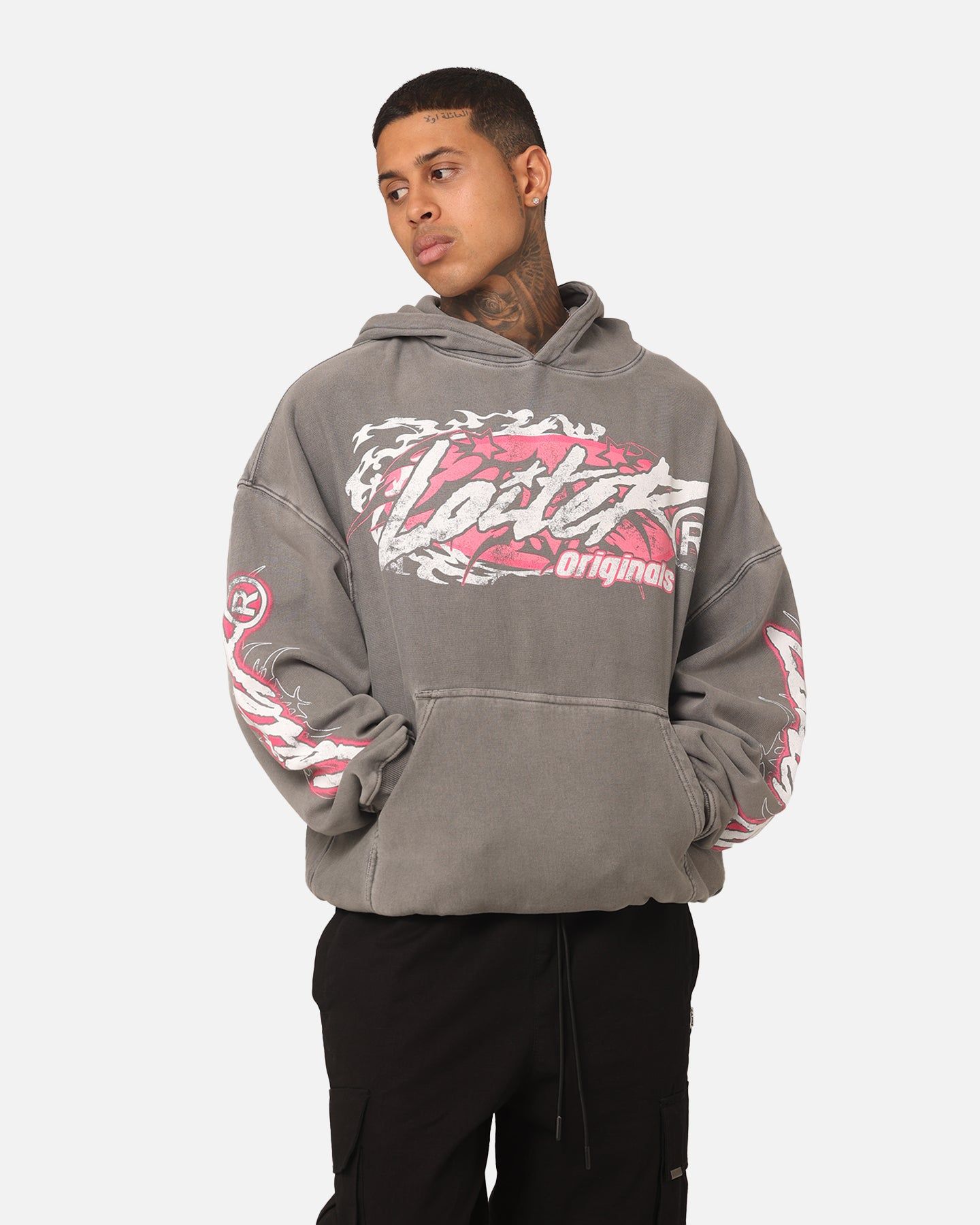 Loiter Wave Break Vintage Hoodie Charcoal sold by Culture Kings