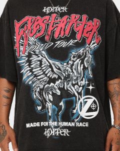 Loiter Firestarter Tour Vintage T-Shirt Vintage Black sold by Culture Kings