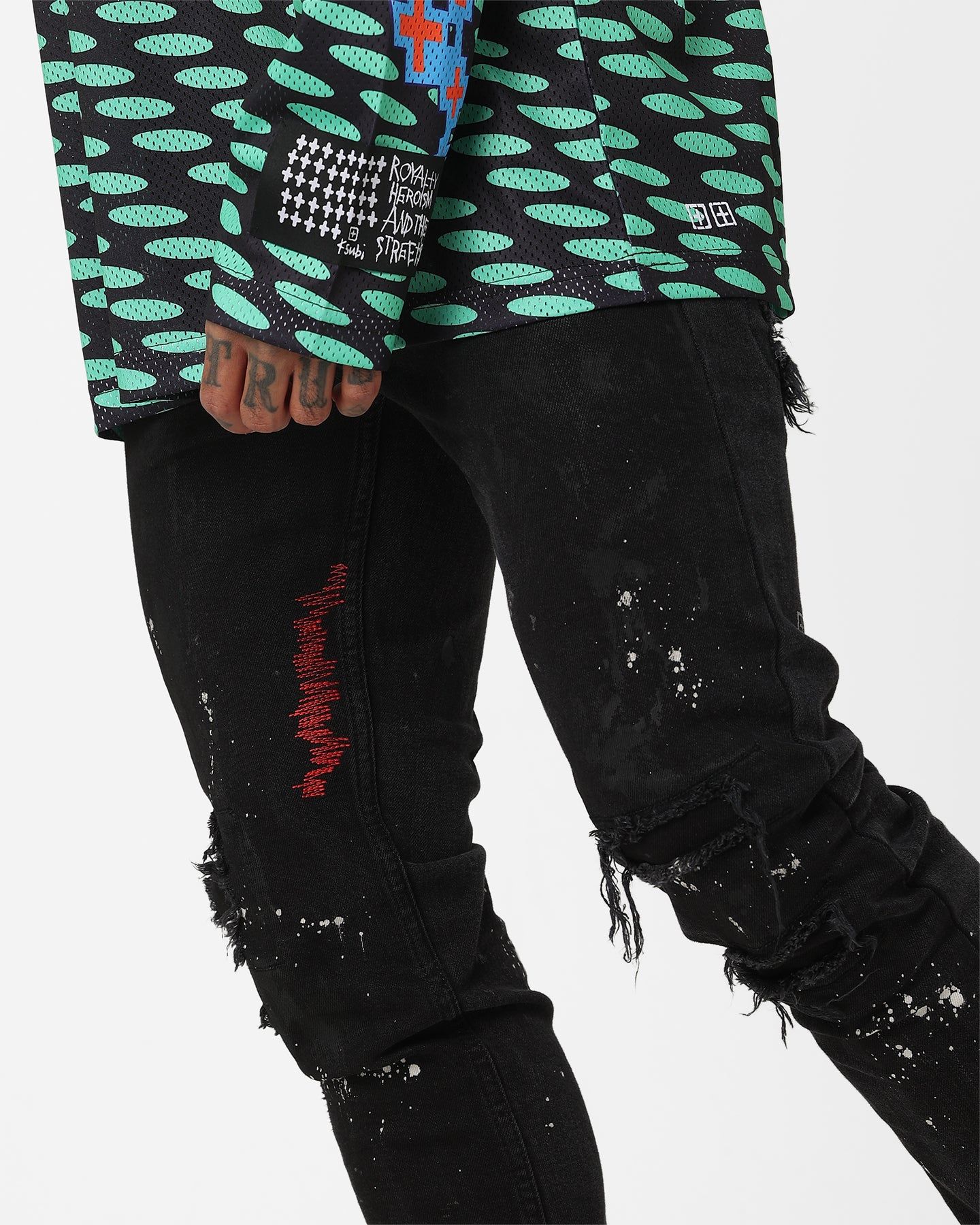 Ksubi X A$AP TyY Chitch Boneyard Jeans Black sold by Culture Kings product image thumbnail 4