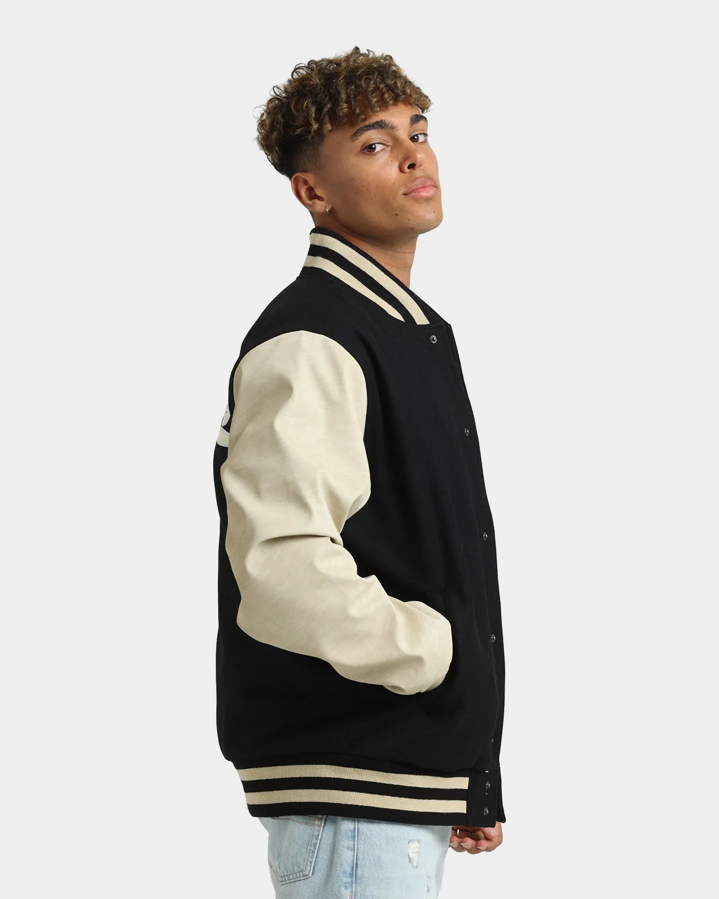 New Era Las Vegas Raiders Varsity Jacket Black/Light Tan sold by Culture Kings product image thumbnail 5