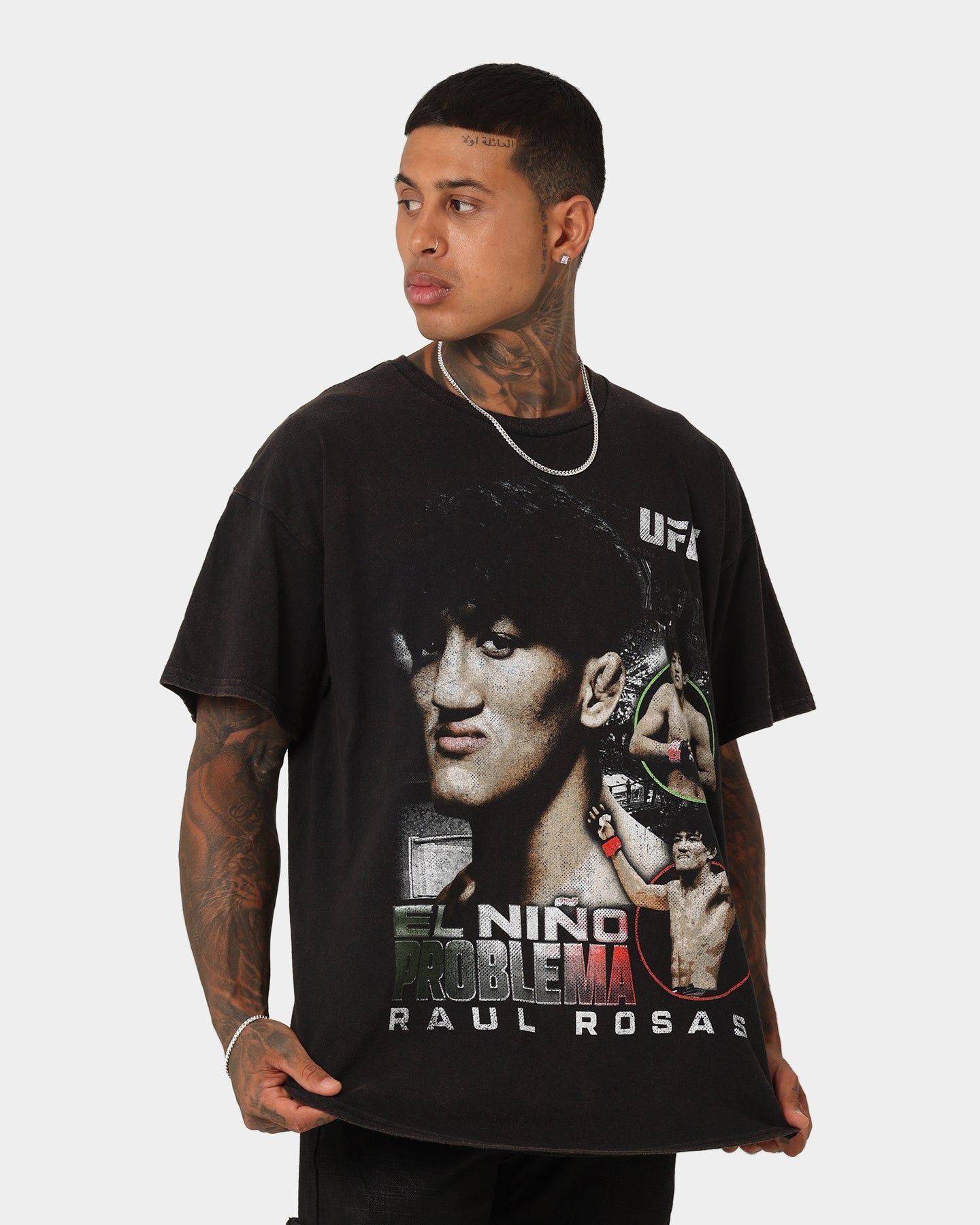 Goat Crew X UFC Raul Rosas Jr Vintage T-Shirt Black Wash sold by Culture Kings