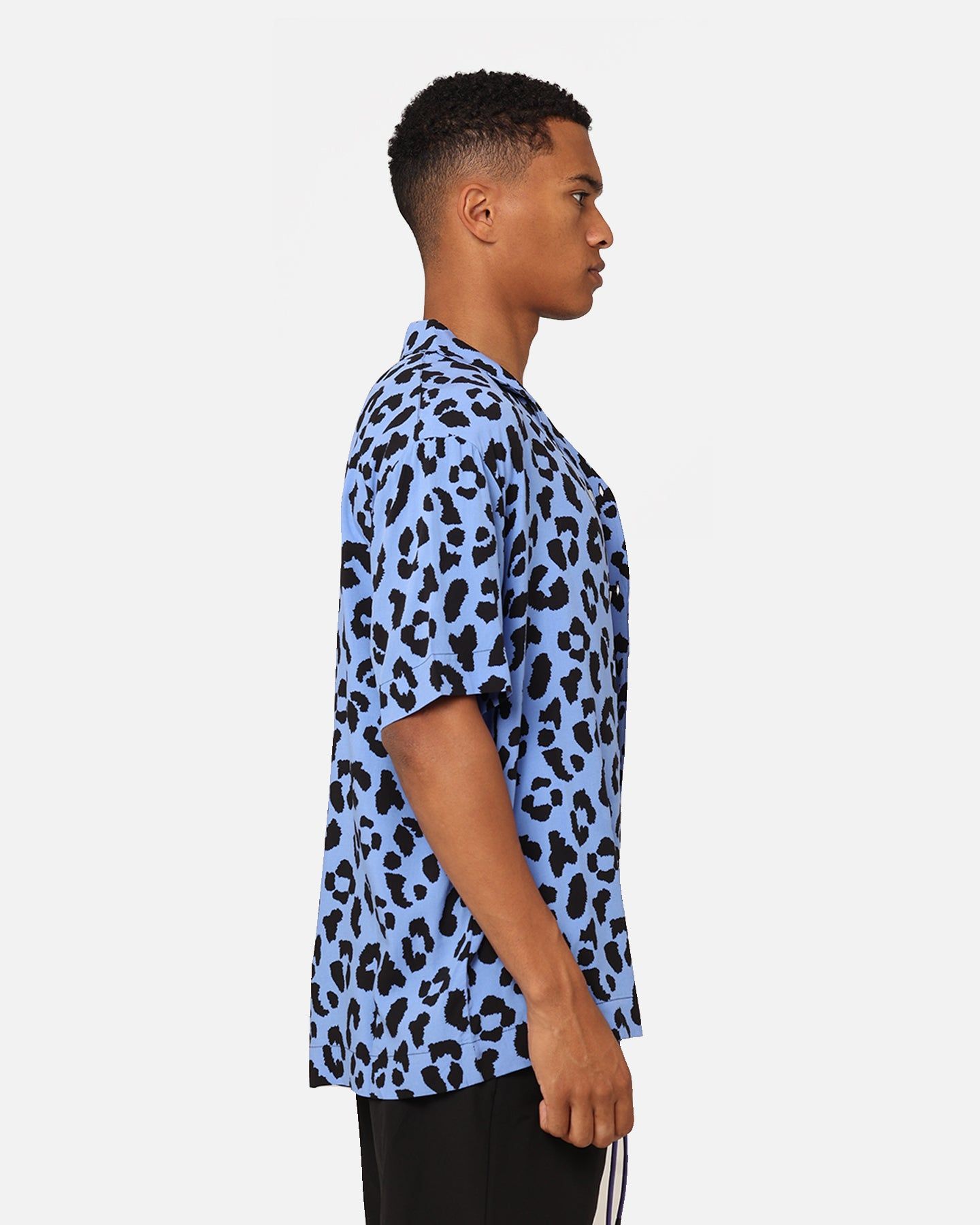 Carre Leo Short Sleeve Button Up Shirt Purple/Black sold by Culture Kings product image thumbnail 5